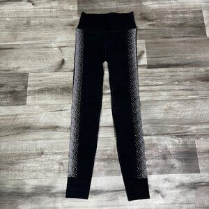 Fabletics Athletic High Rise Sculptknit Reflective Yoga Pants Black NWT Size M